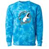 Unisex Midweight Tie-Dyed Crewneck Sweatshirt Thumbnail